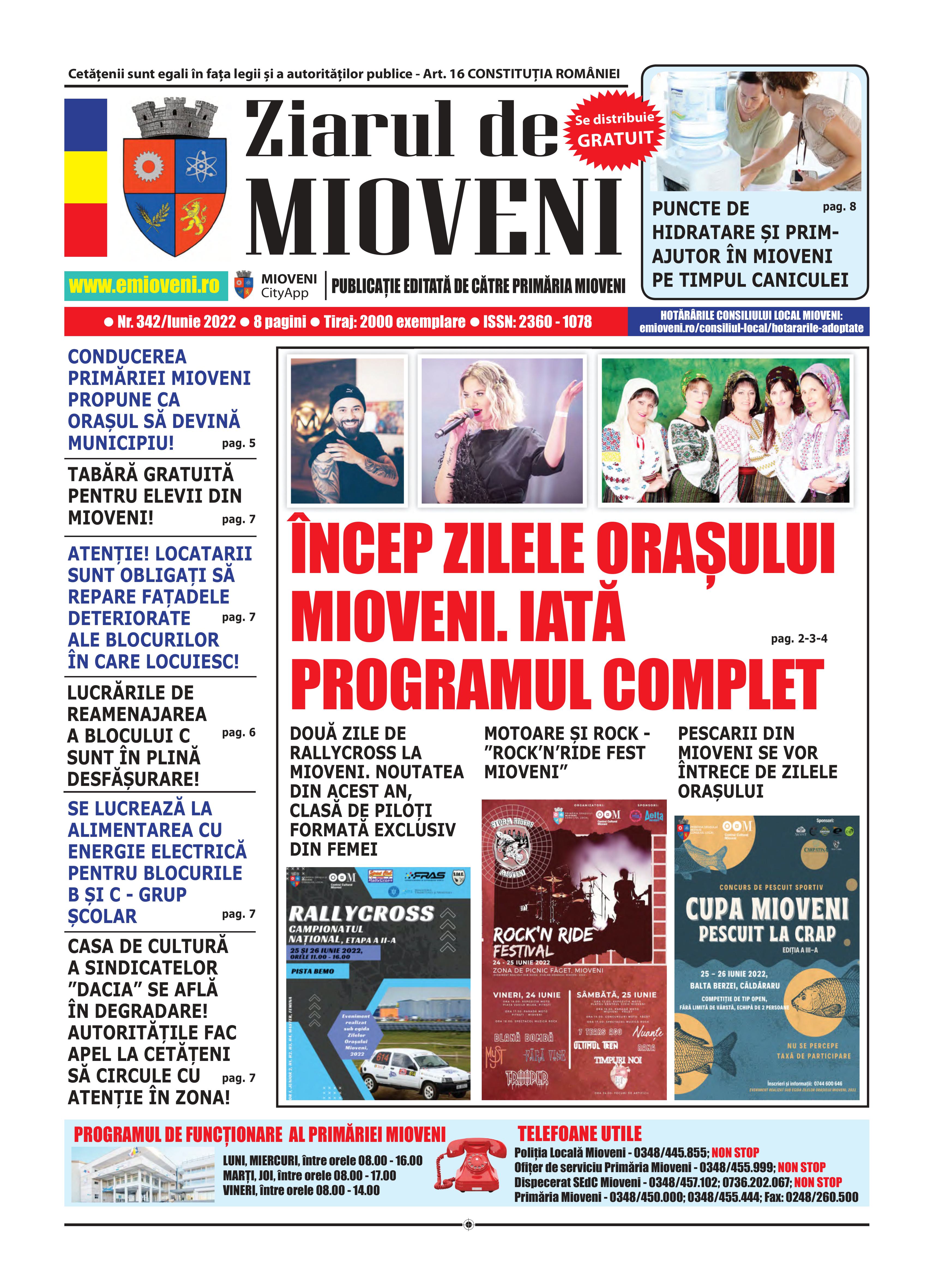 Ziarul de Mioveni nr. 342 - Iunie II 2022