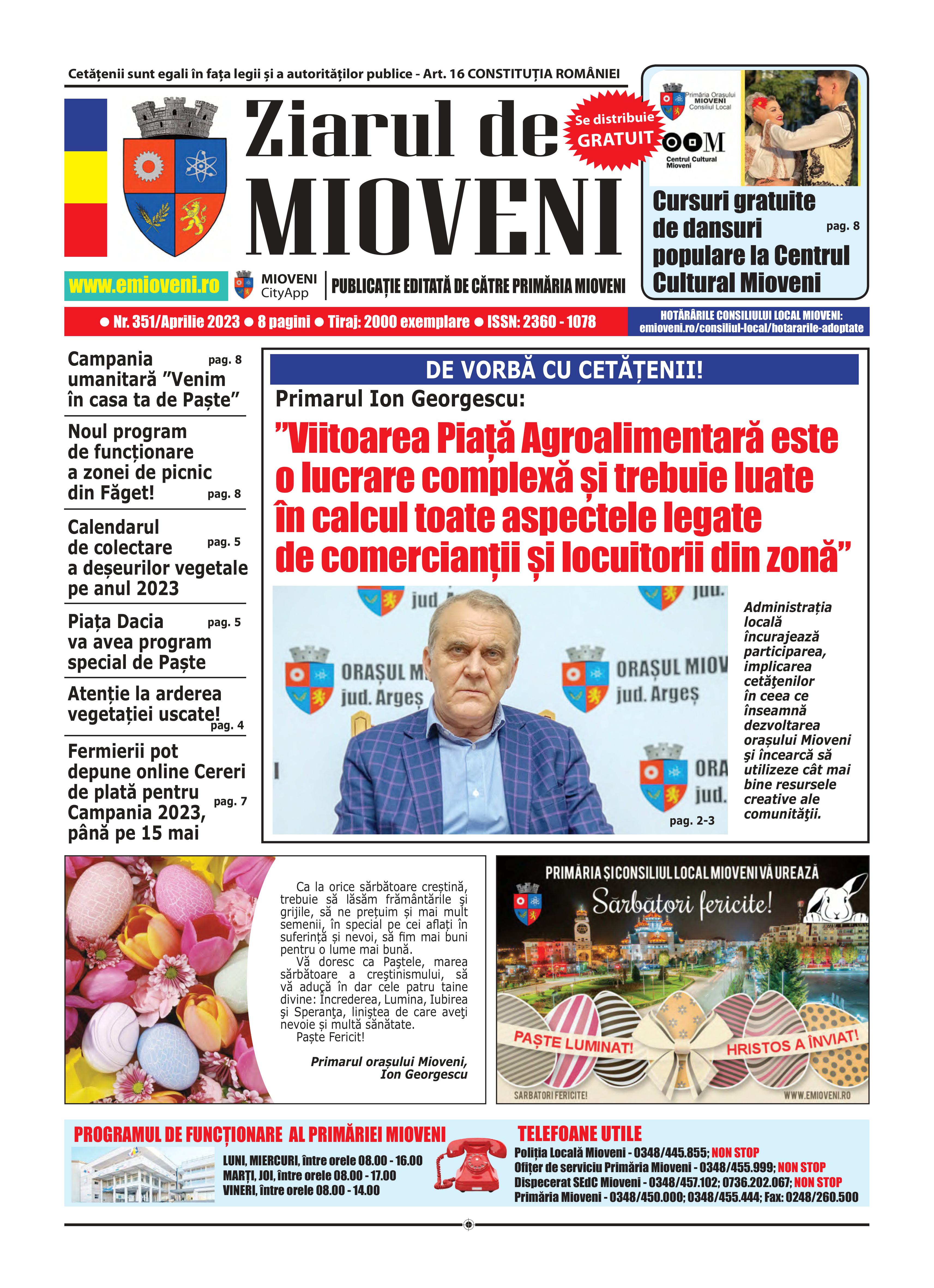 Ziarul de Mioveni nr. 351 - Aprilie 2023