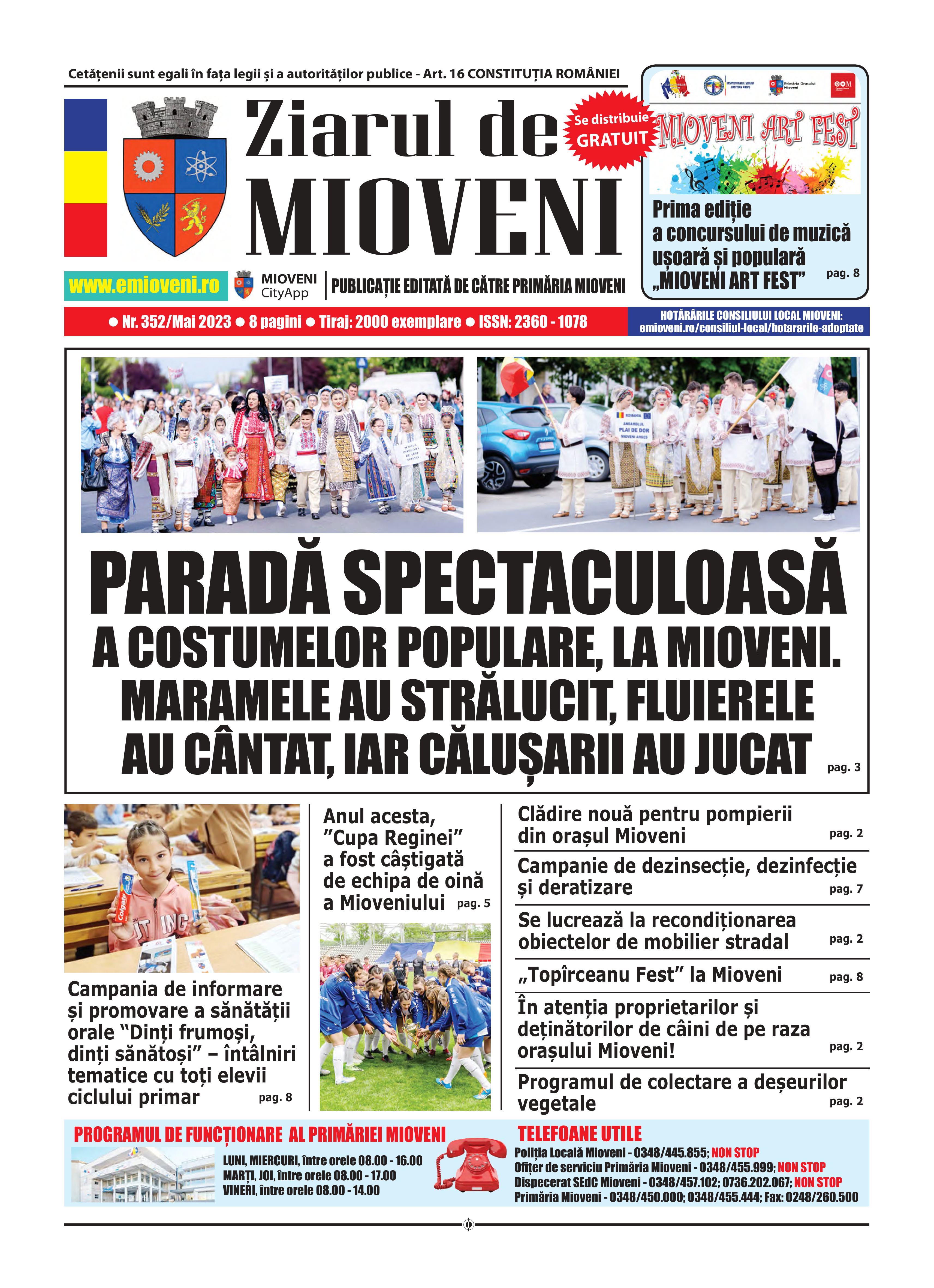 Ziarul de Mioveni nr. 352 - Mai 2023