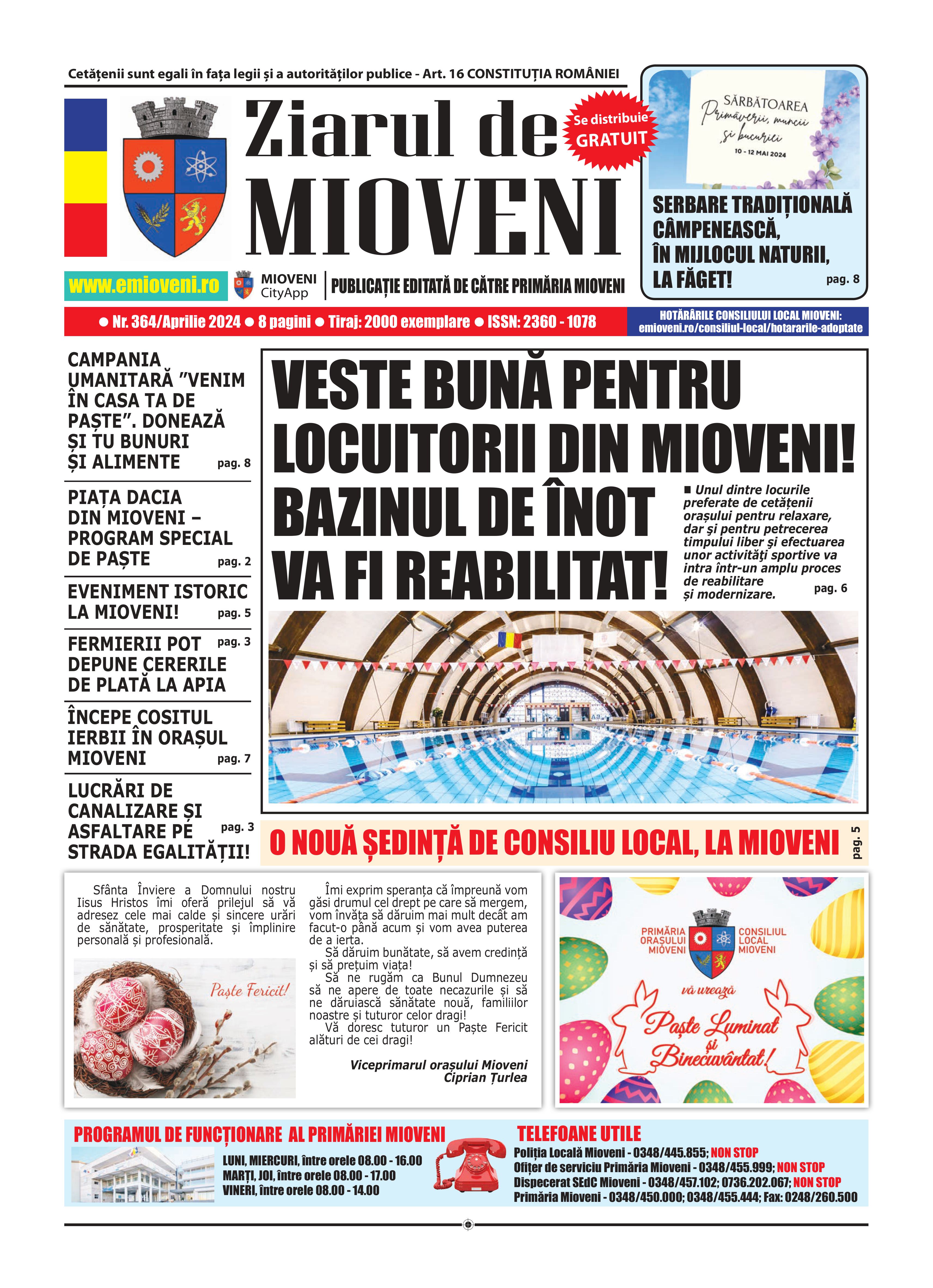 Ziarul de Mioveni nr. 364 - Aprilie 2024