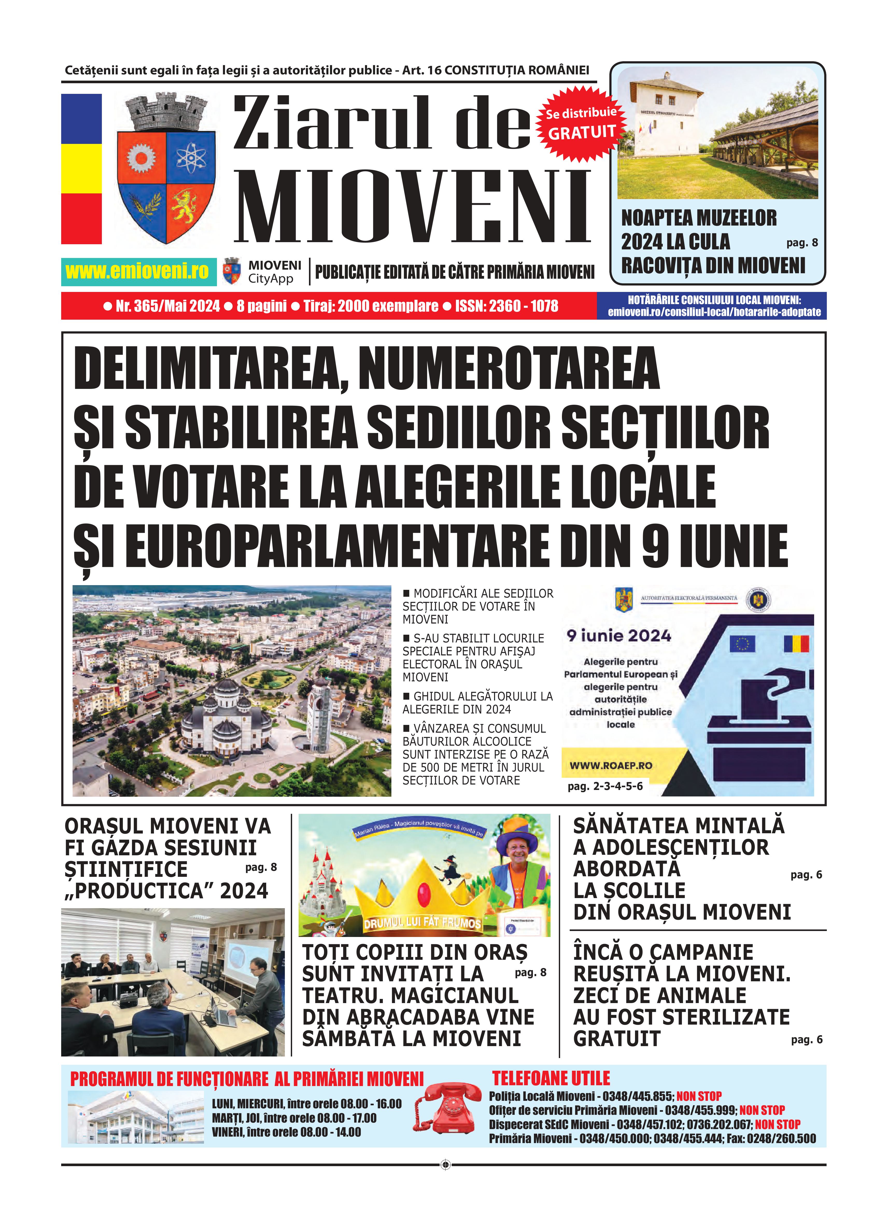 Ziarul de Mioveni nr. 365 - Mai 2024