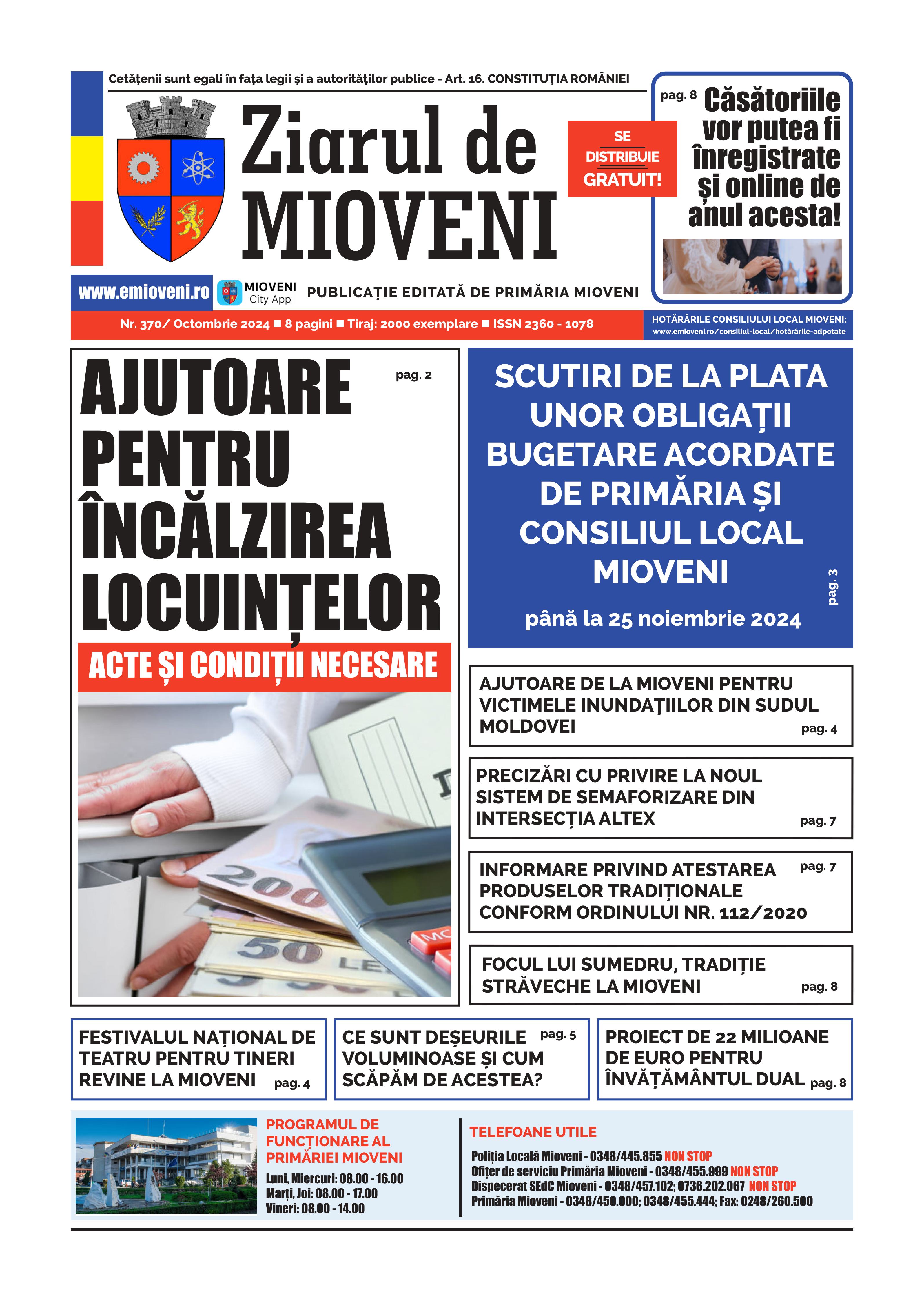 Ziarul de Mioveni nr. 370 - Octombrie 2024